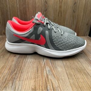 Nike Revolution 4 GS Wolf Grey Youth Running Shoes Sneakers